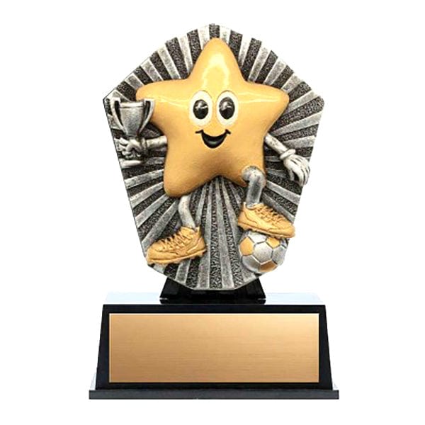 Soccer Little Star trophy 4 3/4–8 inch