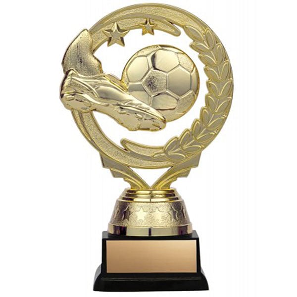 Soccer Nexus silver and gold Assortment of Sizes trophy 5 1/2 inch–8 1/2 inch