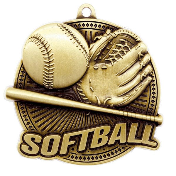 Softball Tempo medallion 2.25 inch