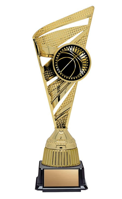 Solar Series Gold Insert Holder with Basketball on Base, 10