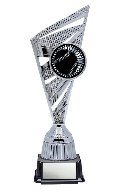 Solar Series Silver Insert Holder with Baseball on Base, 10