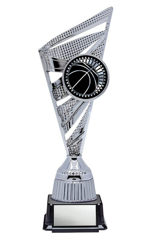 Solar Series Silver Insert Holder with Basketball on Base, 10