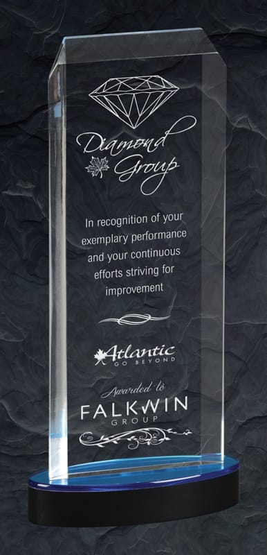 Spectra, Blue (A61816) 59.95 Acrylic Award PDU