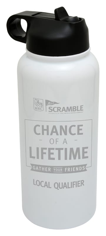 32 oz Sport Bottle, White