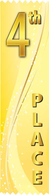 Series award ribbon 4th Place