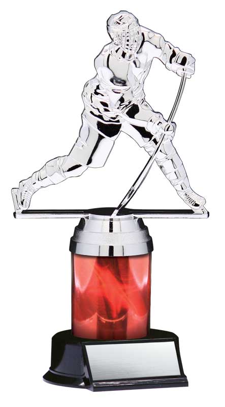 Economy 2-D Slapshot Hockey Column Trophy