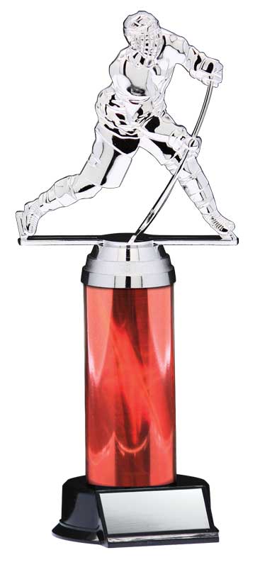 Economy 2-D Slapshot Hockey Column Trophy
