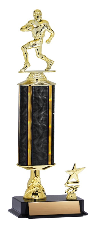 Aurora Series Trophy with Wide Column, Star Riser and Trim Figure 15