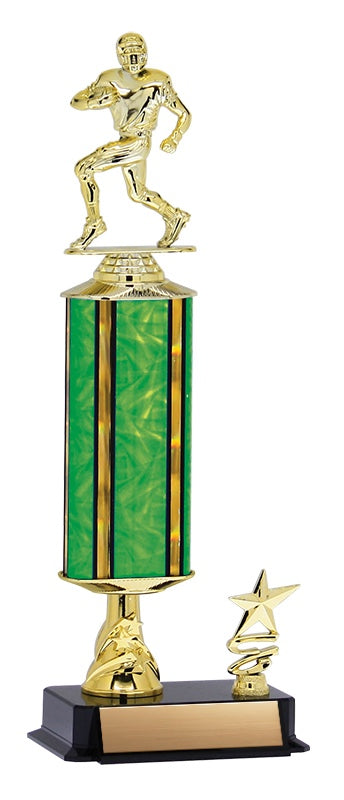 Aurora Series Trophy with Wide Column, Star Riser and Trim Figure 15