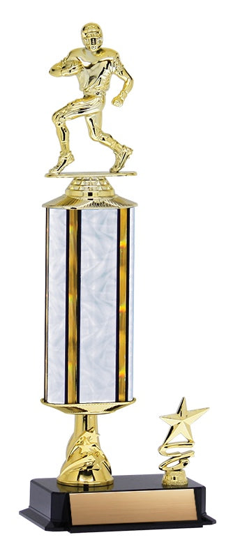Aurora Series Trophy with Wide Column, Star Riser and Trim Figure 15