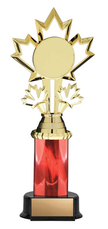 Patriot Series Gold Insert Holder with Red Column, Gold/Red – view 2