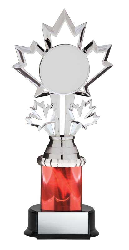 Patriot Series Silver Insert Holder with Red Column, Silver/Red – main view