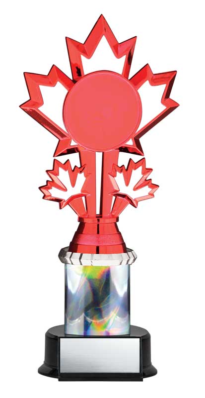 Patriot Series Red Insert Holder with Silver Column, Red/Silver – main view