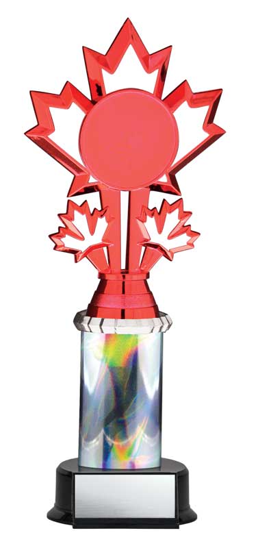 Patriot Series Red Insert Holder with Silver Column, Red/Silver – view 2