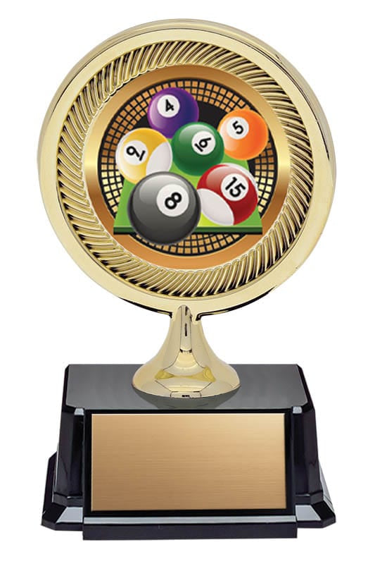 Economy Billiards Trophy on Base – 4 1/2
