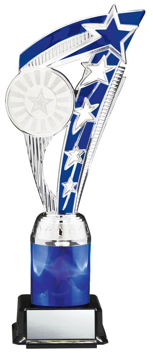 Stars Twister Insert Holder with Blue Column, Silver/Blue – main view