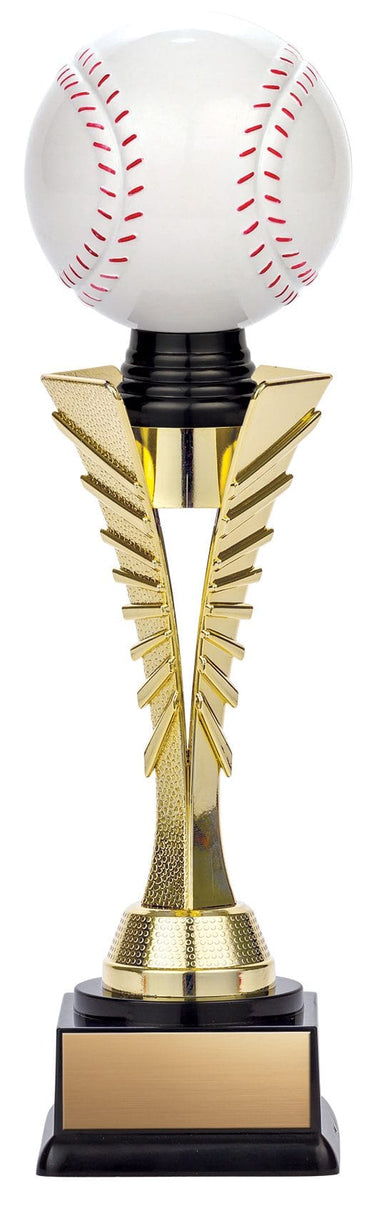 Twister Series Gold Riser with 3D Baseball, 11 1/2