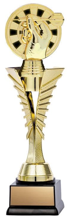 Twister Series Gold Riser with 3D Gold Darts, 10 1/2