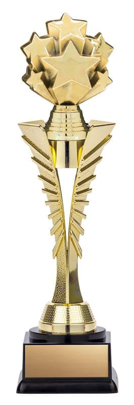 Twister Series Gold Riser with 3D Gold Starburst, 11 1/2