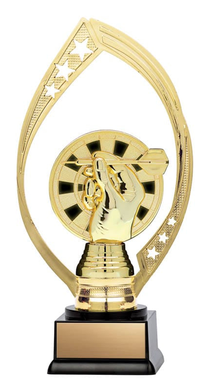 Twister Series Halo Riser with 3D Gold Darts, 10