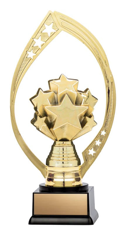 Twister Series Halo Riser with 3D Gold Starburst, 10