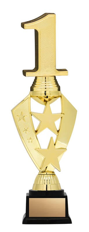Twister Series, Star Riser with 3D Gold 1st, 10 1/2