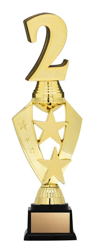 Twister Series, Star Riser with 3D Gold 2nd, 10 1/2