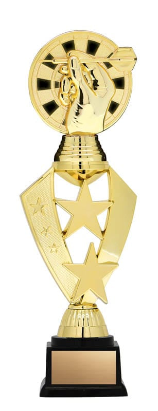 Twister Series, Star Riser with 3D Gold Darts, 10 1/2