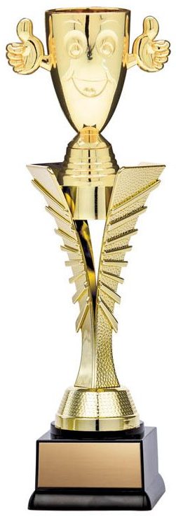 Twister Series Gold Riser with 3D Gold Cup, 10.5