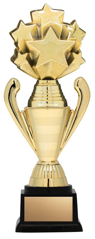 Twister Series, Cup Riser with 3D Gold Starburst, 8.75