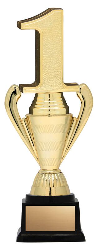 Twister Series, Cup Riser with 3D Gold 1st, 8.75