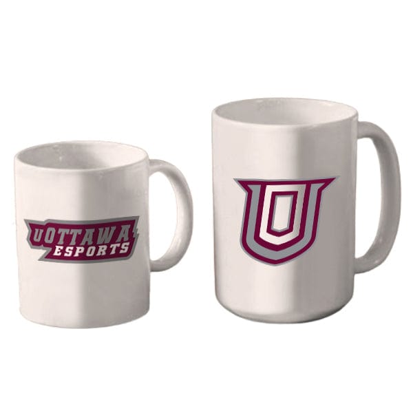 ESports uOttawa white Coffee Mug 11oz and 15oz
