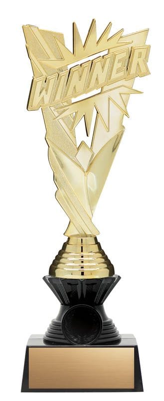 Victory Series Trophy on Black Riser, 10 1/2