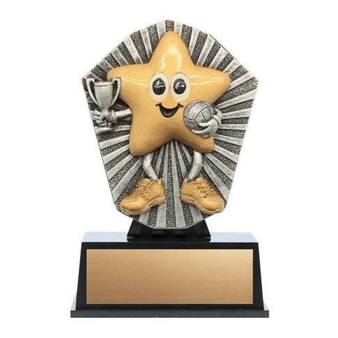 Volleyball Trophy - Little Star - 4 sizes (A6206) 4 3/4