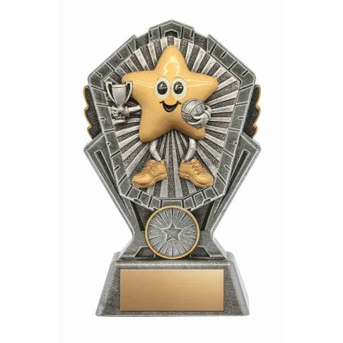 Volleyball Trophy - Little Star - 4 sizes (A6206) 6