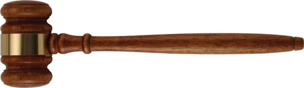 Walnut Finish Gavel 10