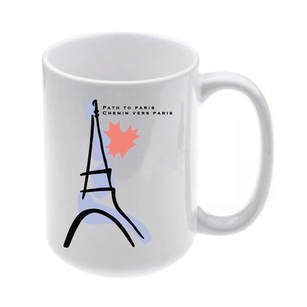 WPC Path to Paris white Coffee Mug 11oz and 15 oz