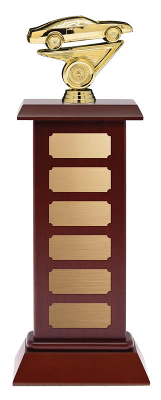 Perpetual Car Show/Stock Car Award Matte Mahogany 15.5