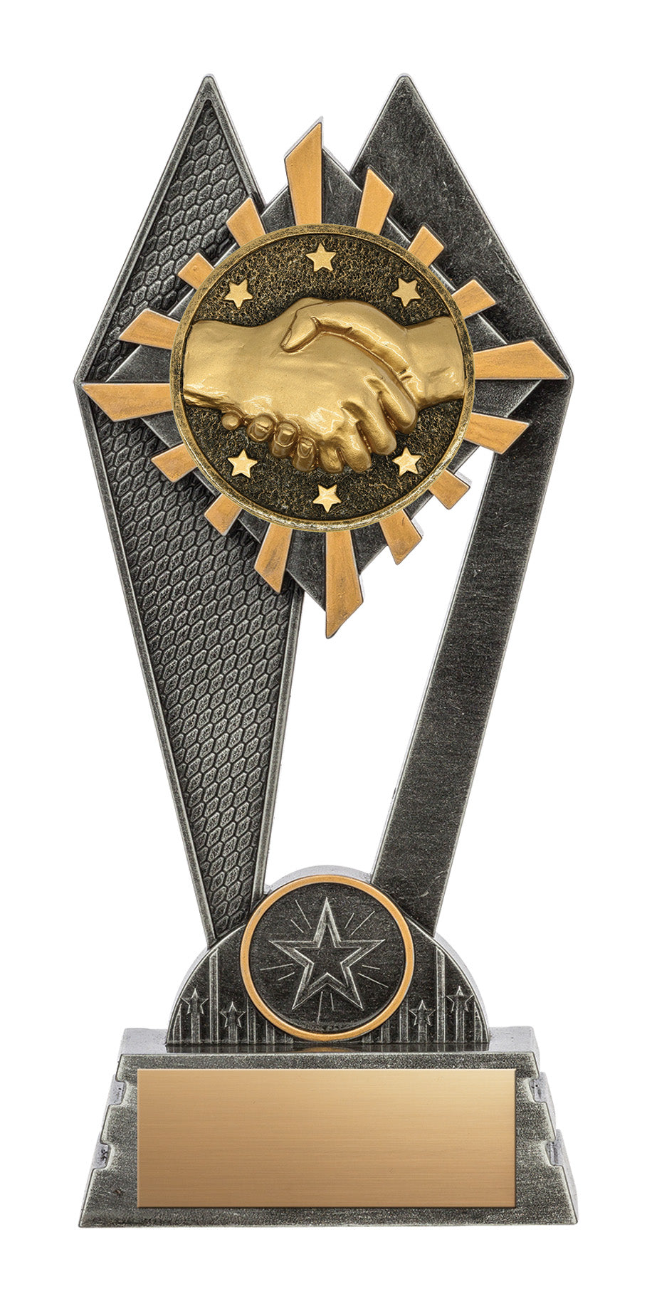 Peak Series Handshake Resin Trophy, 8