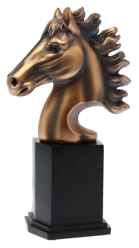 Resin Horse Head Copper BK 8