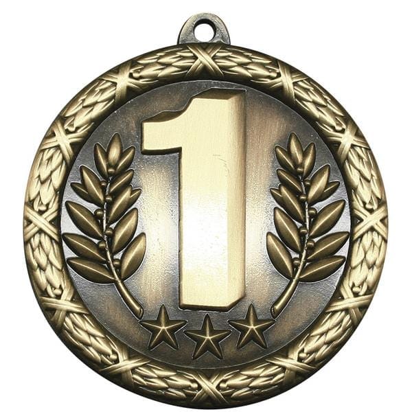Academic 1st Place medallion Classic Heavyweight Medals 2 1/2 inch