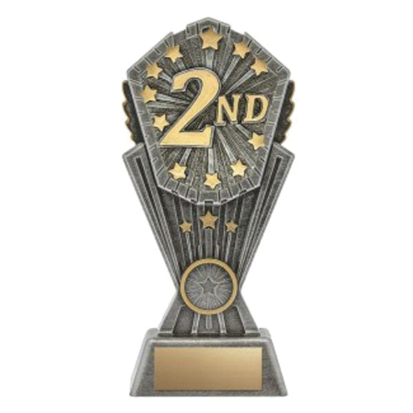 2nd Place trophy Cosmos 6–8 inch