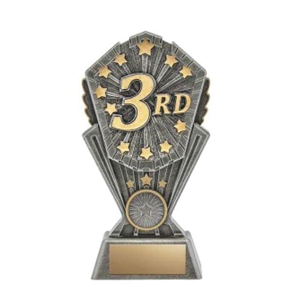 3rd Place Trophy - Cosmos - 3 Sizes (A4005) Trophy Quest Awards - Trophy