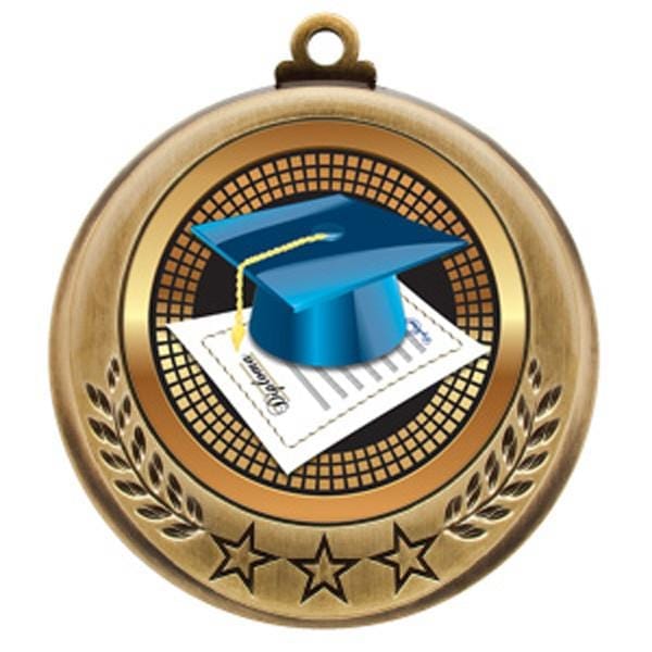 Graduation Spectrum Academic medallion 2 3/4 inch