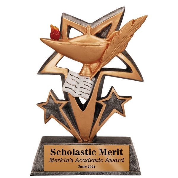 Academic Lamp of Knowledge trophy