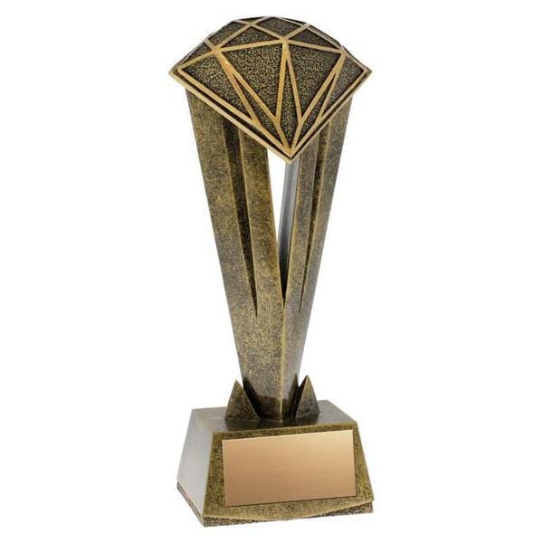 Diamond Achievement trophy 6 3/4 inch–8 3/4 inch