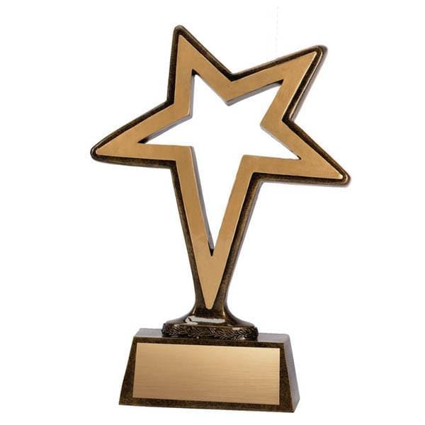 Pinnacle Star Achievement trophy 6 inch–9 1/2 inch