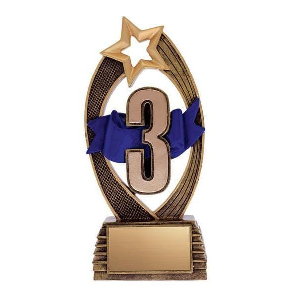 Velocity 3rd Place Achievement trophy 6–8 inch