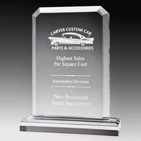 Alpine Billboard acrylic award 6 3/4 inch–7 3/4 inch