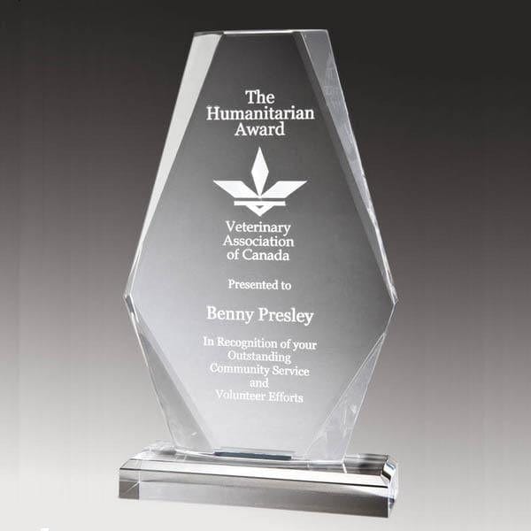 Alpine Bevel acrylic award 7 3/4 inch–8 3/4 inch